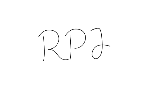 if you are searching for the best signature style for your name R P J. so please give up your signature search. here we have designed multiple signature styles  using Andilay-7BmLP. R P J signature style 4 images and pictures png