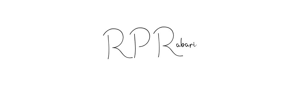 Also You can easily find your signature by using the search form. We will create R P Rabari name handwritten signature images for you free of cost using Andilay-7BmLP sign style. R P Rabari signature style 4 images and pictures png