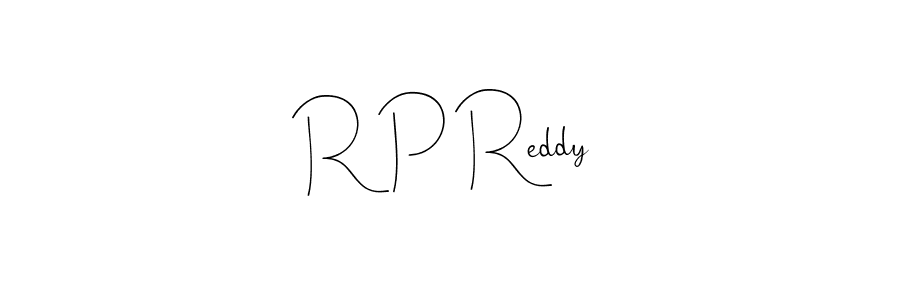 Design your own signature with our free online signature maker. With this signature software, you can create a handwritten (Andilay-7BmLP) signature for name R P Reddy. R P Reddy signature style 4 images and pictures png