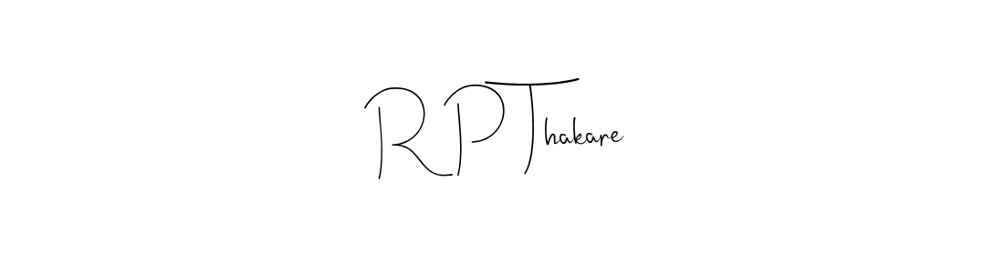 Also You can easily find your signature by using the search form. We will create R P Thakare name handwritten signature images for you free of cost using Andilay-7BmLP sign style. R P Thakare signature style 4 images and pictures png