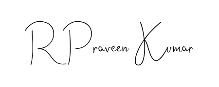 R Praveen Kumar stylish signature style. Best Handwritten Sign (Andilay-7BmLP) for my name. Handwritten Signature Collection Ideas for my name R Praveen Kumar. R Praveen Kumar signature style 4 images and pictures png