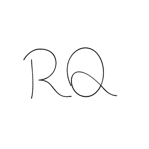 Design your own signature with our free online signature maker. With this signature software, you can create a handwritten (Andilay-7BmLP) signature for name R Q. R Q signature style 4 images and pictures png