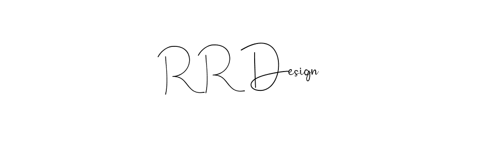 Also You can easily find your signature by using the search form. We will create R R Design name handwritten signature images for you free of cost using Andilay-7BmLP sign style. R R Design signature style 4 images and pictures png