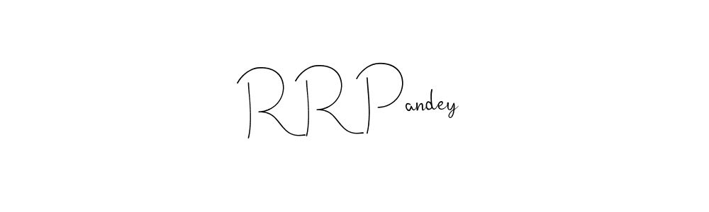 You should practise on your own different ways (Andilay-7BmLP) to write your name (R R Pandey) in signature. don't let someone else do it for you. R R Pandey signature style 4 images and pictures png