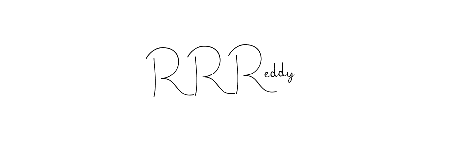 You should practise on your own different ways (Andilay-7BmLP) to write your name (R R Reddy) in signature. don't let someone else do it for you. R R Reddy signature style 4 images and pictures png