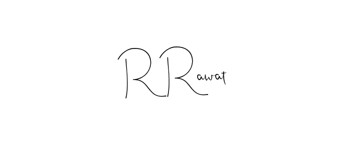 It looks lik you need a new signature style for name R Rawat. Design unique handwritten (Andilay-7BmLP) signature with our free signature maker in just a few clicks. R Rawat signature style 4 images and pictures png