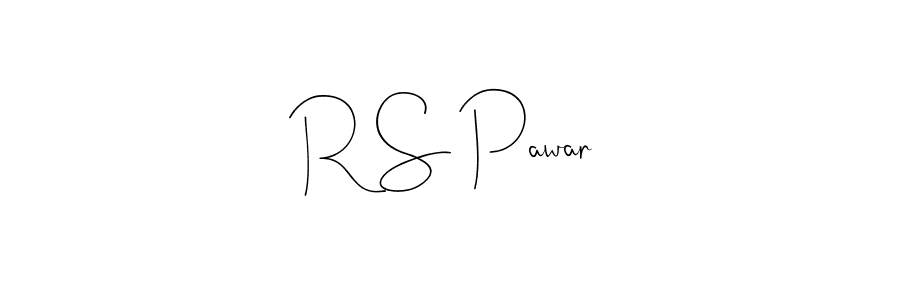 How to make R S Pawar name signature. Use Andilay-7BmLP style for creating short signs online. This is the latest handwritten sign. R S Pawar signature style 4 images and pictures png