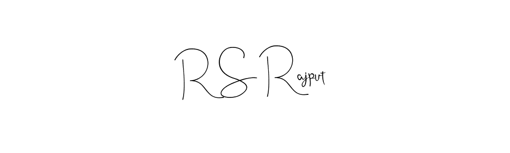 R S Rajput stylish signature style. Best Handwritten Sign (Andilay-7BmLP) for my name. Handwritten Signature Collection Ideas for my name R S Rajput. R S Rajput signature style 4 images and pictures png