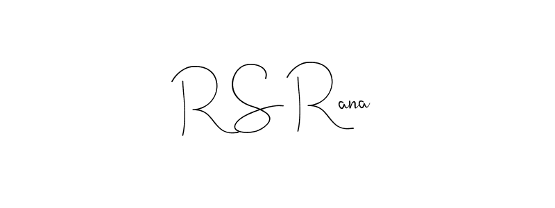 Make a beautiful signature design for name R S Rana. Use this online signature maker to create a handwritten signature for free. R S Rana signature style 4 images and pictures png