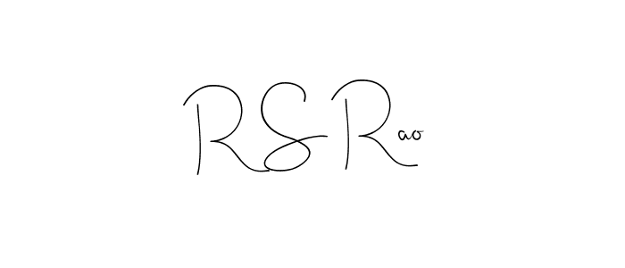 Make a beautiful signature design for name R S Rao. With this signature (Andilay-7BmLP) style, you can create a handwritten signature for free. R S Rao signature style 4 images and pictures png