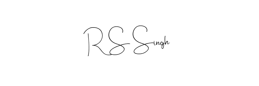 The best way (Andilay-7BmLP) to make a short signature is to pick only two or three words in your name. The name R S Singh include a total of six letters. For converting this name. R S Singh signature style 4 images and pictures png