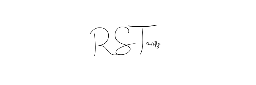 You can use this online signature creator to create a handwritten signature for the name R S Tanty. This is the best online autograph maker. R S Tanty signature style 4 images and pictures png