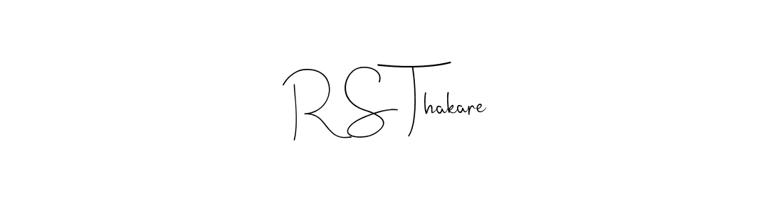 How to make R S Thakare signature? Andilay-7BmLP is a professional autograph style. Create handwritten signature for R S Thakare name. R S Thakare signature style 4 images and pictures png