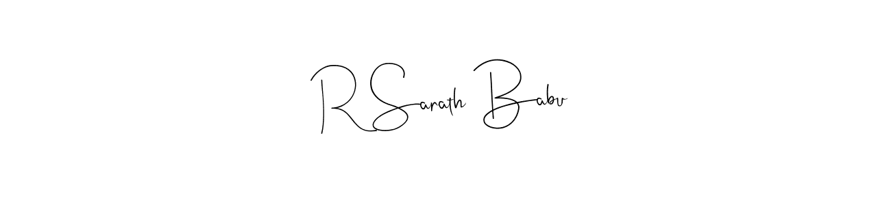 See photos of R Sarath Babu official signature by Spectra . Check more albums & portfolios. Read reviews & check more about Andilay-7BmLP font. R Sarath Babu signature style 4 images and pictures png
