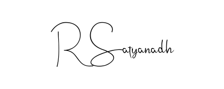 Discover the perfect balance of readability and style for R Satyanadh with Andilay-7BmLP font. Create your dream signature today. R Satyanadh signature style 4 images and pictures png