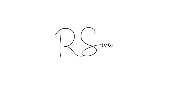 Also You can easily find your signature by using the search form. We will create R Siva name handwritten signature images for you free of cost using Andilay-7BmLP sign style. R Siva signature style 4 images and pictures png