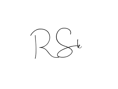 Also You can easily find your signature by using the search form. We will create R Sk name handwritten signature images for you free of cost using Andilay-7BmLP sign style. R Sk signature style 4 images and pictures png