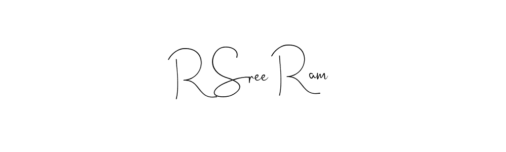 It looks lik you need a new signature style for name R Sree Ram. Design unique handwritten (Andilay-7BmLP) signature with our free signature maker in just a few clicks. R Sree Ram signature style 4 images and pictures png
