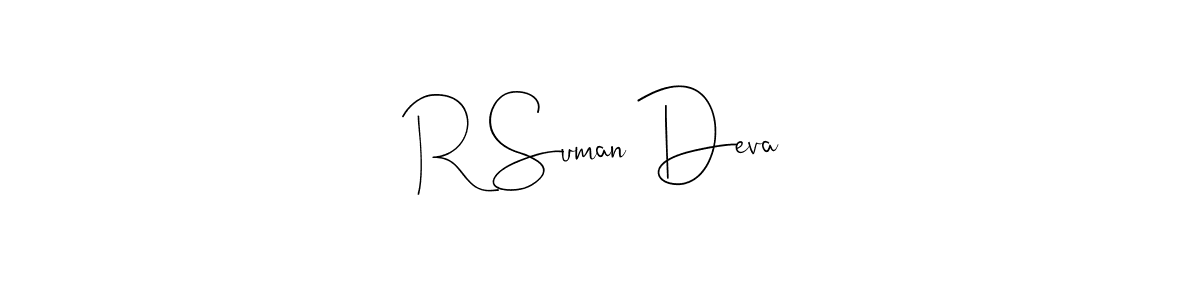 Once you've used our free online signature maker to create your best signature Andilay-7BmLP style, it's time to enjoy all of the benefits that R Suman Deva name signing documents. R Suman Deva signature style 4 images and pictures png