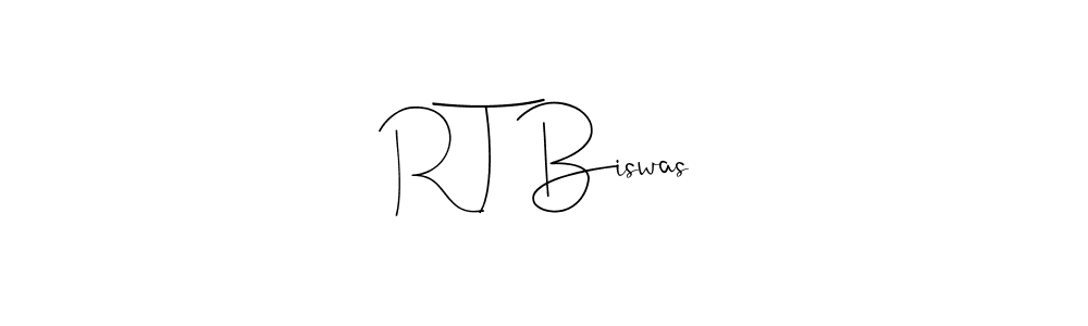 You should practise on your own different ways (Andilay-7BmLP) to write your name (R T Biswas) in signature. don't let someone else do it for you. R T Biswas signature style 4 images and pictures png