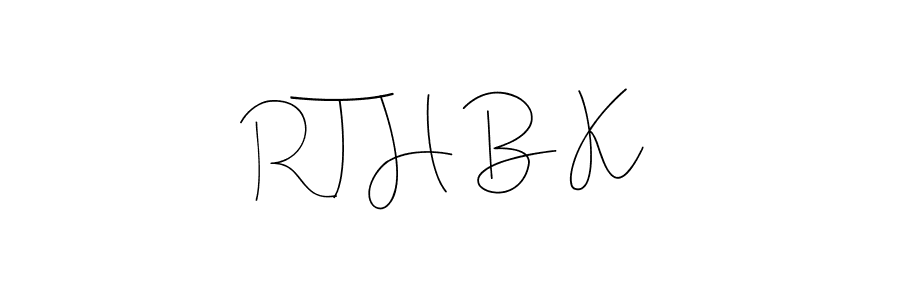 Make a short R T H B K signature style. Manage your documents anywhere anytime using Andilay-7BmLP. Create and add eSignatures, submit forms, share and send files easily. R T H B K signature style 4 images and pictures png