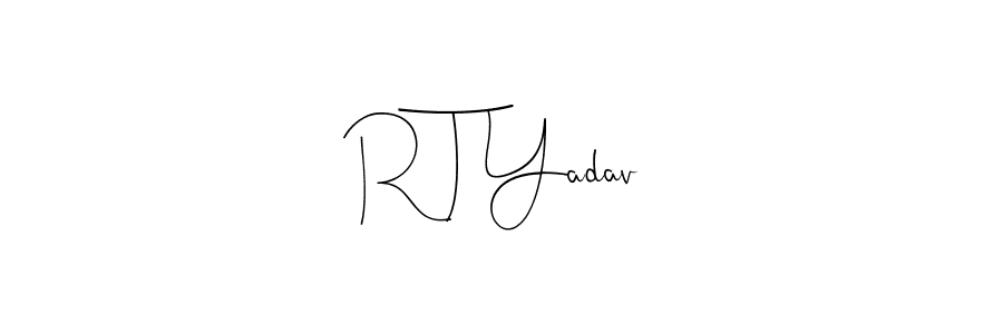 You can use this online signature creator to create a handwritten signature for the name R T Yadav. This is the best online autograph maker. R T Yadav signature style 4 images and pictures png