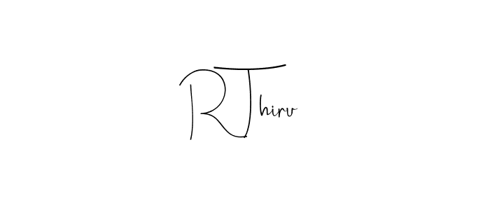 Use a signature maker to create a handwritten signature online. With this signature software, you can design (Andilay-7BmLP) your own signature for name R Thiru. R Thiru signature style 4 images and pictures png