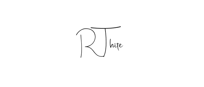 R Thite stylish signature style. Best Handwritten Sign (Andilay-7BmLP) for my name. Handwritten Signature Collection Ideas for my name R Thite. R Thite signature style 4 images and pictures png