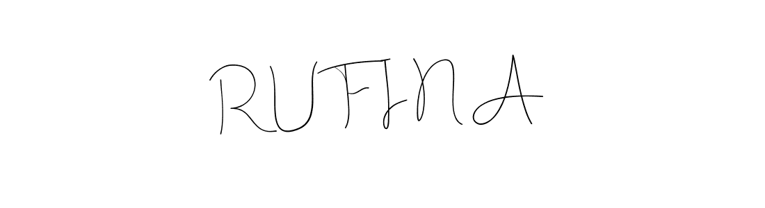 Make a short R U F I N A signature style. Manage your documents anywhere anytime using Andilay-7BmLP. Create and add eSignatures, submit forms, share and send files easily. R U F I N A signature style 4 images and pictures png