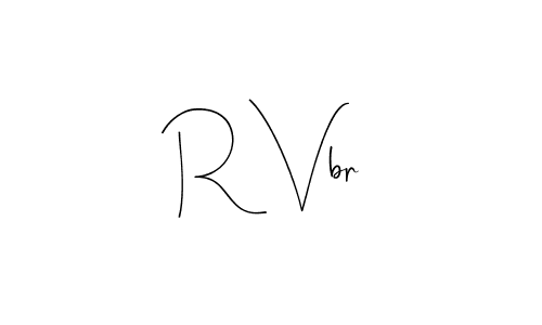 Use a signature maker to create a handwritten signature online. With this signature software, you can design (Andilay-7BmLP) your own signature for name R Vbr. R Vbr signature style 4 images and pictures png