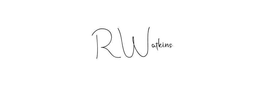 This is the best signature style for the R Watkins name. Also you like these signature font (Andilay-7BmLP). Mix name signature. R Watkins signature style 4 images and pictures png