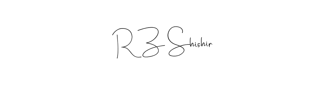 Also we have R Z Shishir name is the best signature style. Create professional handwritten signature collection using Andilay-7BmLP autograph style. R Z Shishir signature style 4 images and pictures png