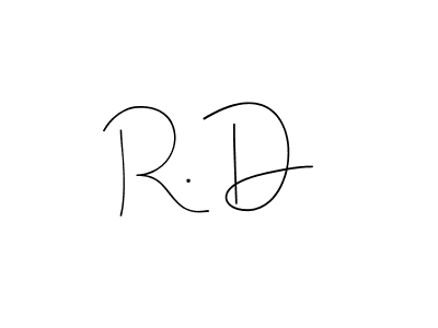 This is the best signature style for the R. D name. Also you like these signature font (Andilay-7BmLP). Mix name signature. R. D signature style 4 images and pictures png