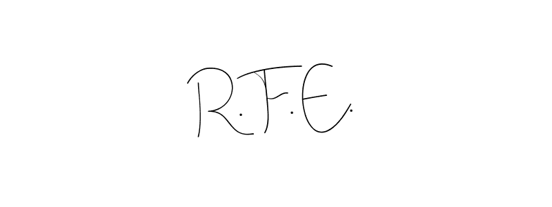 Here are the top 10 professional signature styles for the name R. F. E.. These are the best autograph styles you can use for your name. R. F. E. signature style 4 images and pictures png