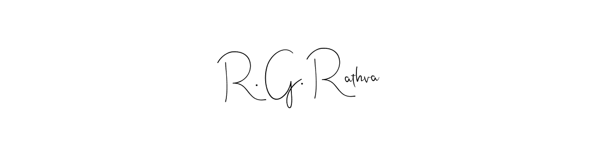 You can use this online signature creator to create a handwritten signature for the name R. G. Rathva. This is the best online autograph maker. R. G. Rathva signature style 4 images and pictures png