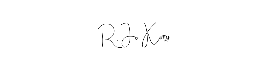 You can use this online signature creator to create a handwritten signature for the name R. Jo Kutty. This is the best online autograph maker. R. Jo Kutty signature style 4 images and pictures png