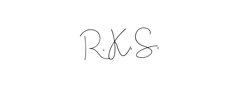 Also we have R. K. S. name is the best signature style. Create professional handwritten signature collection using Andilay-7BmLP autograph style. R. K. S. signature style 4 images and pictures png