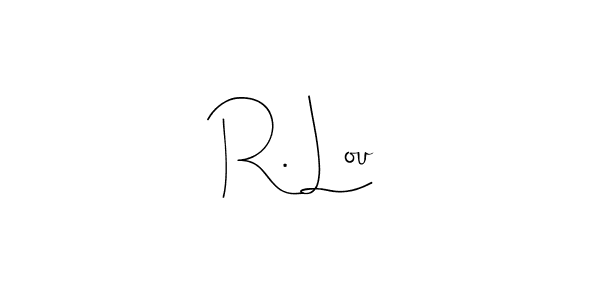 Here are the top 10 professional signature styles for the name R. Lou. These are the best autograph styles you can use for your name. R. Lou signature style 4 images and pictures png
