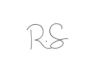 How to make R. S signature? Andilay-7BmLP is a professional autograph style. Create handwritten signature for R. S name. R. S signature style 4 images and pictures png