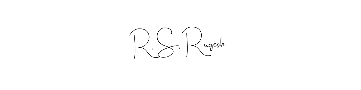 See photos of R. S. Ragesh official signature by Spectra . Check more albums & portfolios. Read reviews & check more about Andilay-7BmLP font. R. S. Ragesh signature style 4 images and pictures png