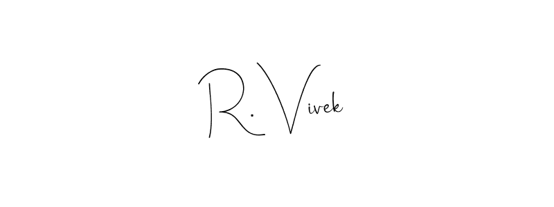 Here are the top 10 professional signature styles for the name R. Vivek. These are the best autograph styles you can use for your name. R. Vivek signature style 4 images and pictures png