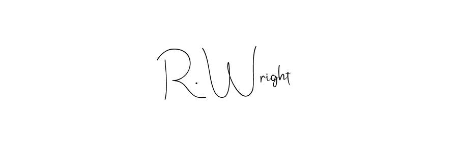 How to Draw R. Wright signature style? Andilay-7BmLP is a latest design signature styles for name R. Wright. R. Wright signature style 4 images and pictures png