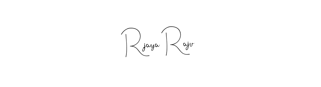 The best way (Andilay-7BmLP) to make a short signature is to pick only two or three words in your name. The name R.jaya Raju include a total of six letters. For converting this name. R.jaya Raju signature style 4 images and pictures png