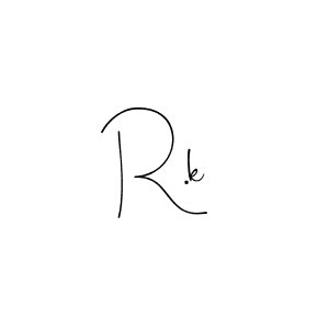 How to make R.k signature? Andilay-7BmLP is a professional autograph style. Create handwritten signature for R.k name. R.k signature style 4 images and pictures png