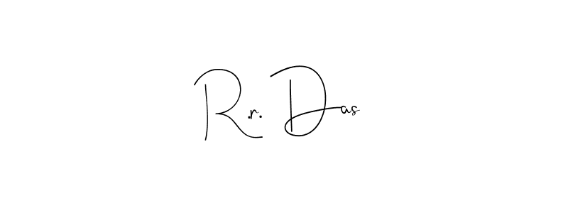 The best way (Andilay-7BmLP) to make a short signature is to pick only two or three words in your name. The name R.r. Das include a total of six letters. For converting this name. R.r. Das signature style 4 images and pictures png