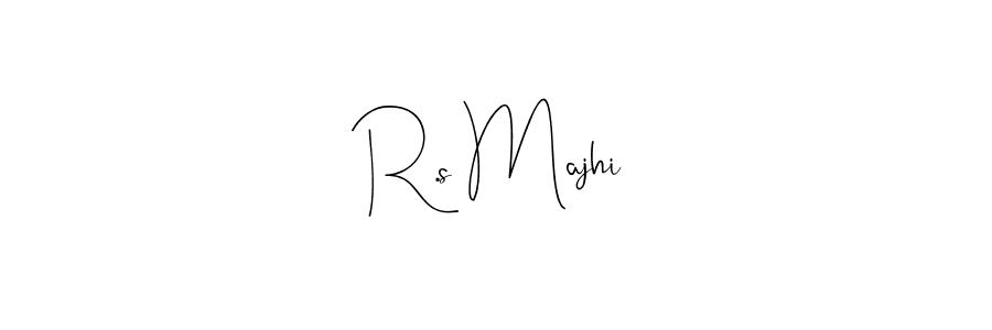 Make a beautiful signature design for name R.s Majhi. Use this online signature maker to create a handwritten signature for free. R.s Majhi signature style 4 images and pictures png
