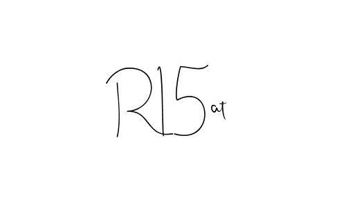 Make a beautiful signature design for name R15at. With this signature (Andilay-7BmLP) style, you can create a handwritten signature for free. R15at signature style 4 images and pictures png