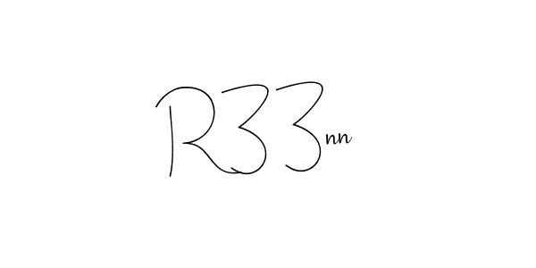 Also we have R33nn  name is the best signature style. Create professional handwritten signature collection using Andilay-7BmLP autograph style. R33nn  signature style 4 images and pictures png