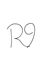 How to make R9 name signature. Use Andilay-7BmLP style for creating short signs online. This is the latest handwritten sign. R9 signature style 4 images and pictures png