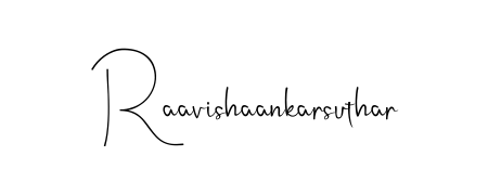 The best way (Andilay-7BmLP) to make a short signature is to pick only two or three words in your name. For converting this name Raavishaankarsuthar. Raavishaankarsuthar signature style 4 images and pictures png